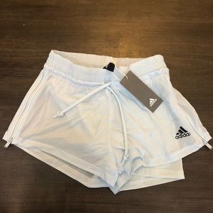 Women’s ADIDAS Light Blue 2 in 1 Short Size XS